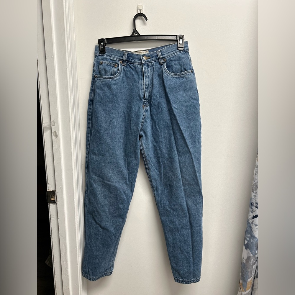 Flannel Lined High Rise Blue Women's Jeans
